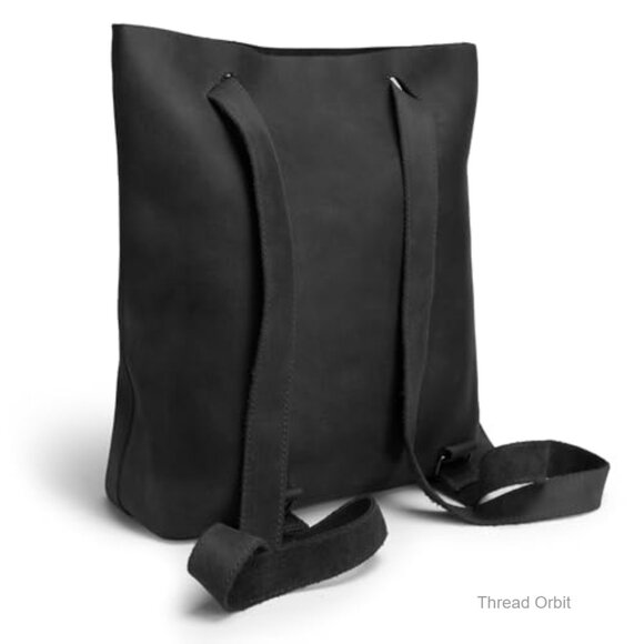 Convertible Backpack Shoulder Bag, Full Grain Leather, Spacious Crossbody Purse main image 4